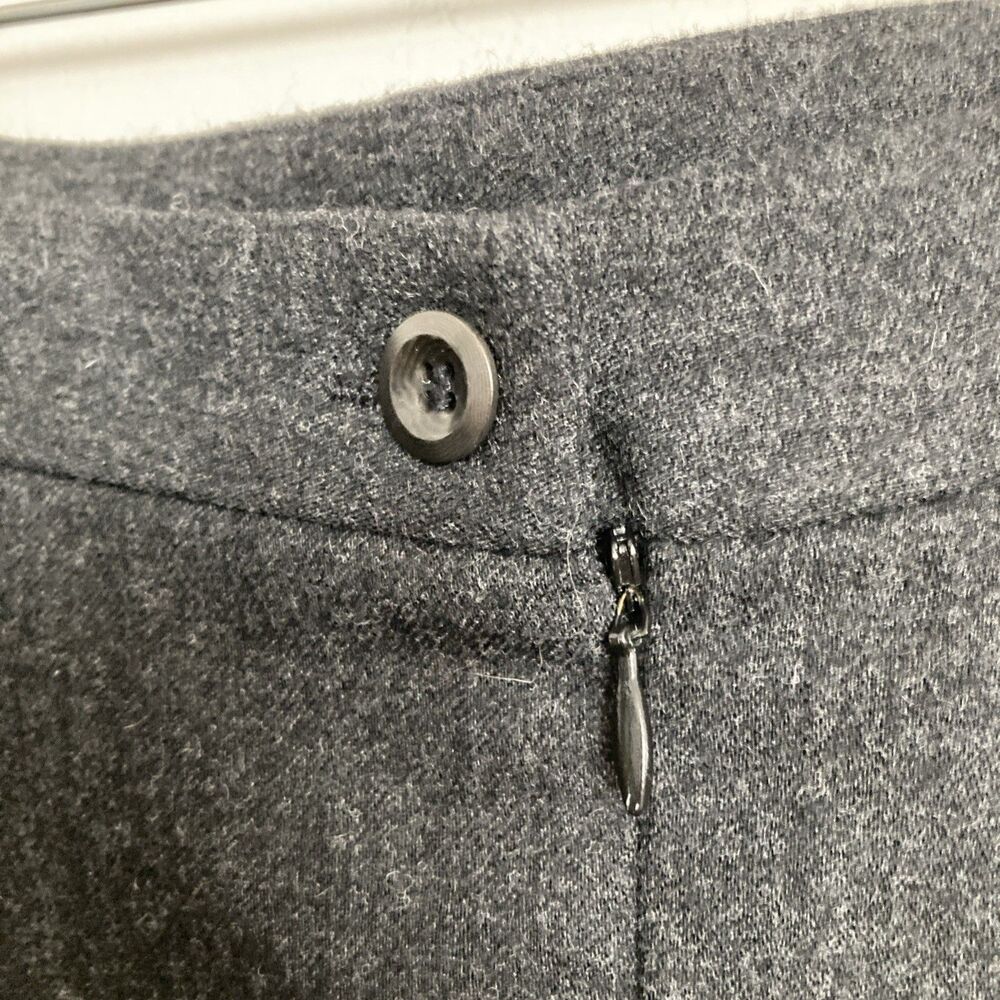 Vintage Talbots Wool Maxi Skirt 14 Fits like 10-12 Women Black Modest Elegant - Picture 8 of 12